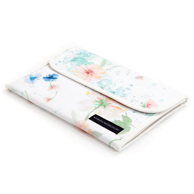 ゆうパケット対応 アウトレット マルチケース 母子手帳ケース ジャバラタイプ パステルフローラル