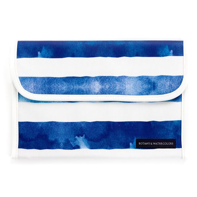 ゆうパケット対応 アウトレット マルチケース 母子手帳ケース ジャバラタイプ ブルーホライズン