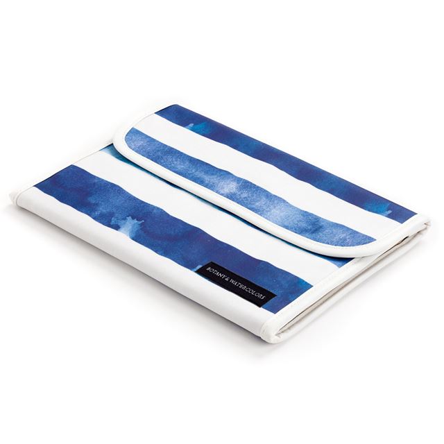 ゆうパケット対応 アウトレット マルチケース 母子手帳ケース ジャバラタイプ ブルーホライズン