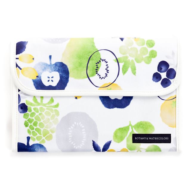 ゆうパケット対応 アウトレット マルチケース 母子手帳ケース ジャバラタイプ フルーツインブルーム