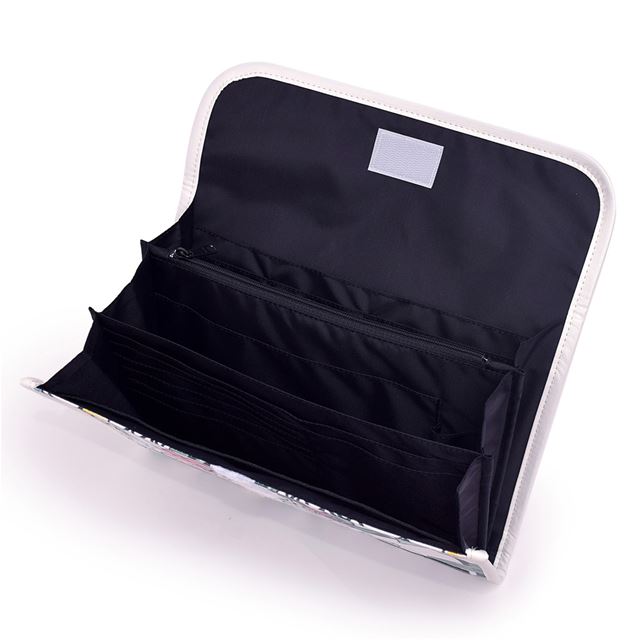 ゆうパケット対応 アウトレット マルチケース 母子手帳ケース ジャバラタイプ ホワイトリリー