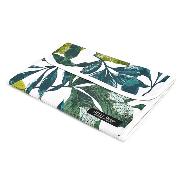 ゆうパケット対応 アウトレット マルチケース 母子手帳ケース ジャバラタイプ ボタニカルリーフ