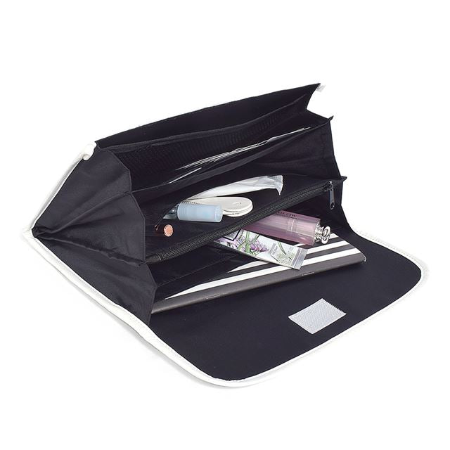 ゆうパケット対応 アウトレット マルチケース 母子手帳ケース ジャバラタイプ フレンチシックストライプ