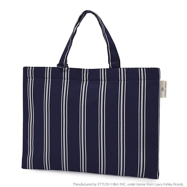 アウトレット LAURA ASHLEY レッスンバッグ キルティング(ループ付き) Farnworth Stripe