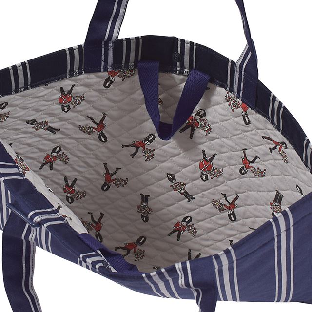 アウトレット LAURA ASHLEY レッスンバッグ キルティング(ループ付き) Farnworth Stripe