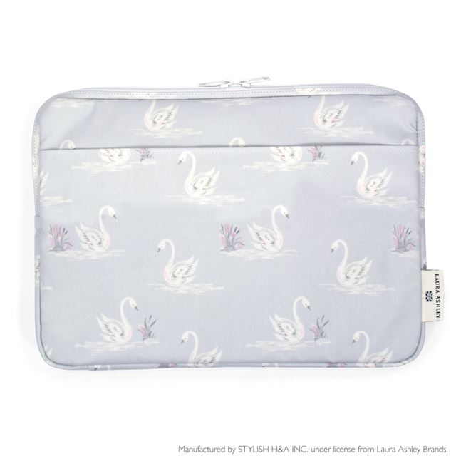 アウトレット LAURA ASHLEY パソコンケース 13.3インチ Swans