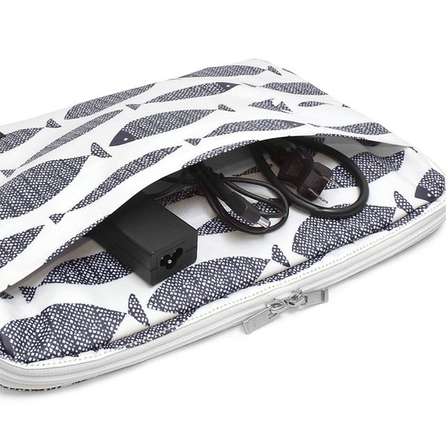 アウトレット パソコンケース Mサイズ (13.3インチ) ブルーフィッシュ