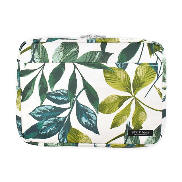 アウトレット パソコンケース Mサイズ (13.3インチ) ボタニカルリーフ