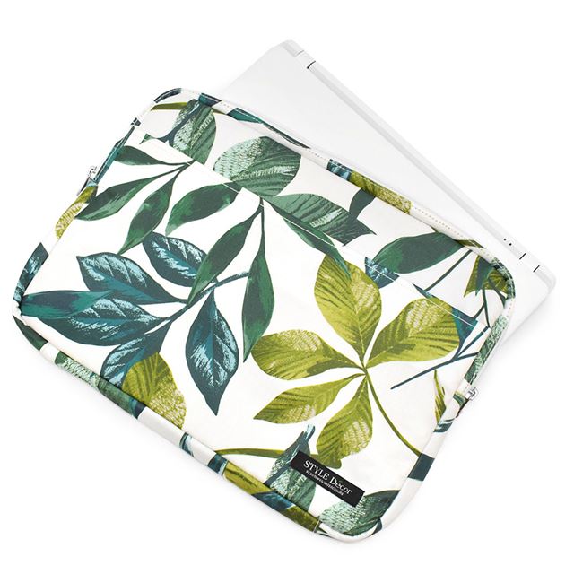 アウトレット パソコンケース Mサイズ (13.3インチ) ボタニカルリーフ