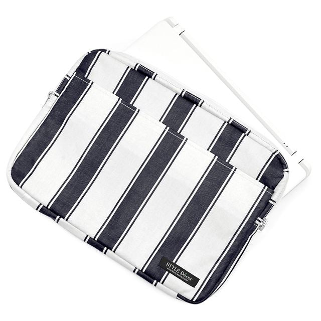 アウトレット パソコンケース Mサイズ (13.3インチ) フレンチシックストライプ