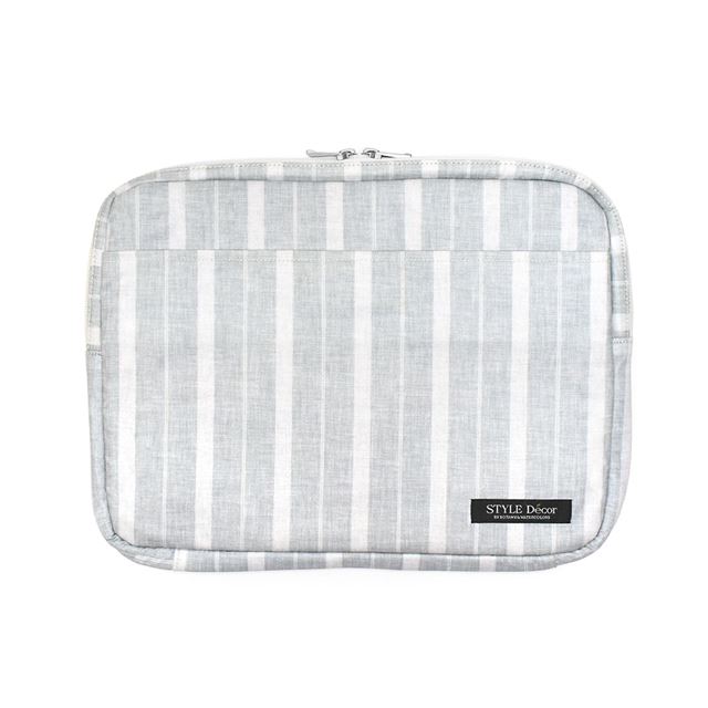 アウトレット パソコンケース Sサイズ (11.6インチ) ミストグレーストライプ