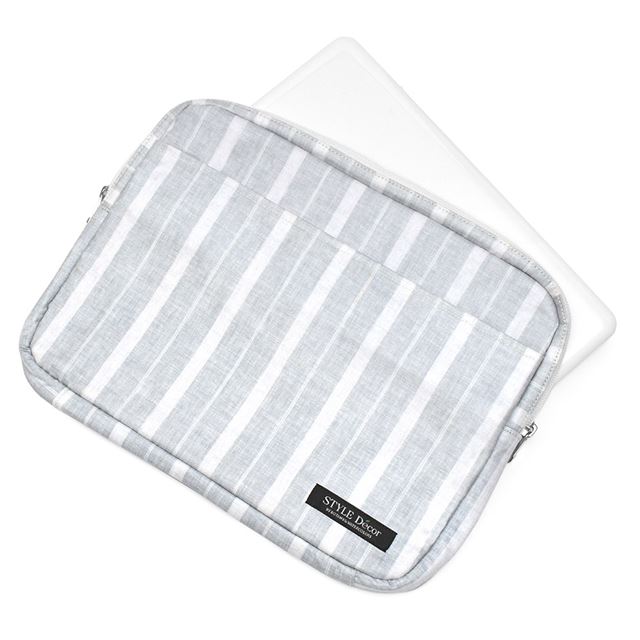 アウトレット パソコンケース Sサイズ (11.6インチ) ミストグレーストライプ