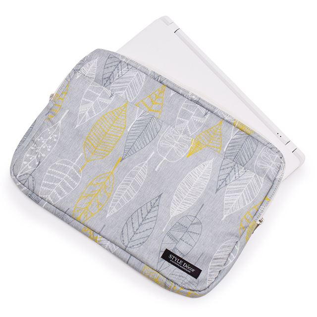 アウトレット パソコンケース Mサイズ (13.3インチ) リーフスケッチ