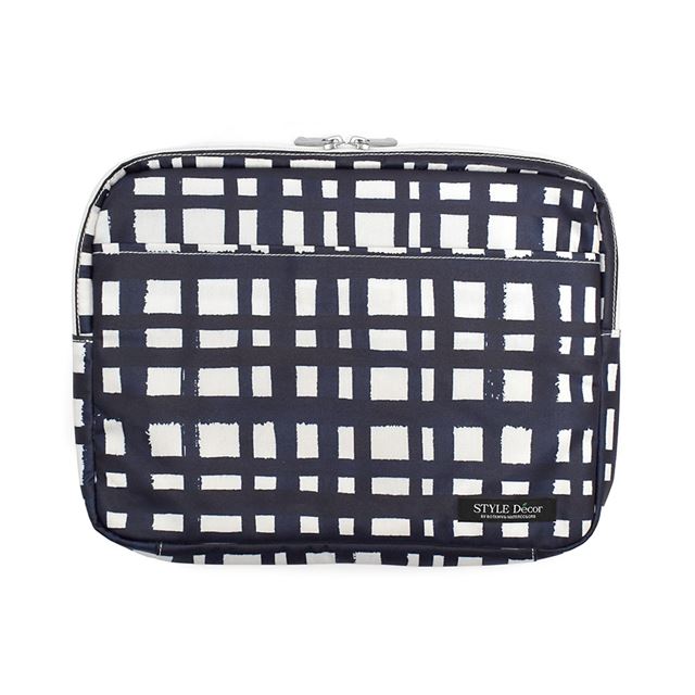 アウトレット パソコンケース Sサイズ (11.6インチ) インディゴチェック