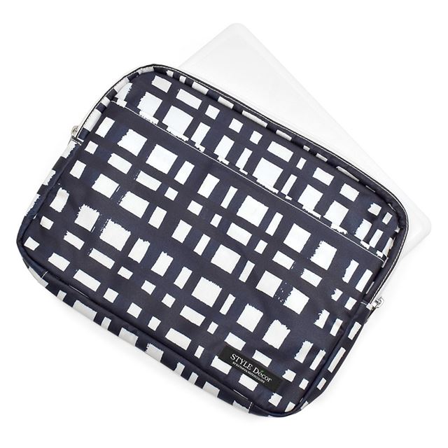 アウトレット パソコンケース Sサイズ (11.6インチ) インディゴチェック