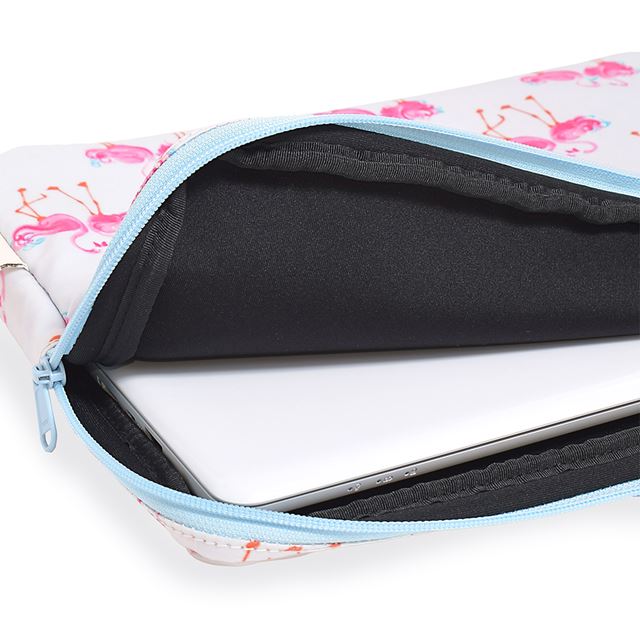 アウトレット LAURA ASHLEY パソコンケース 13.3インチ Pretty Flamingo