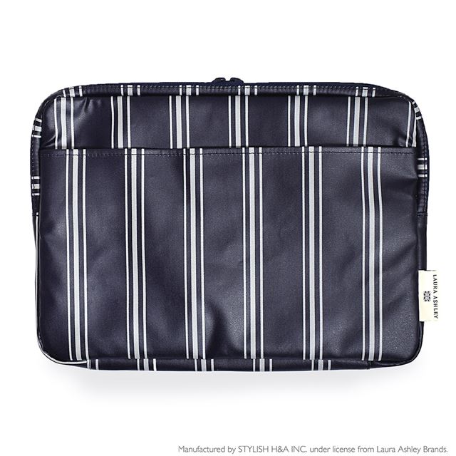 アウトレット LAURA ASHLEY パソコンケース 13.3インチ Farnworth Stripe