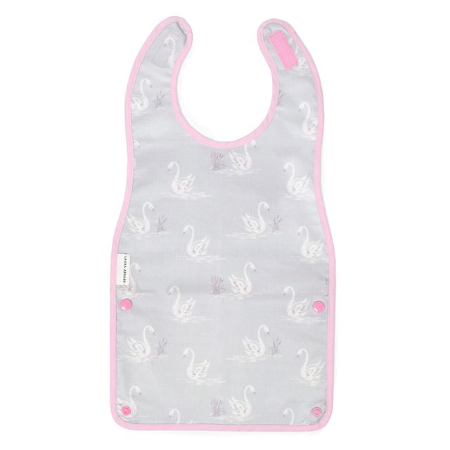 ゆうパケット対応 アウトレット LAURA ASHLEY お食事エプロン スタイ・ビブタイプ Swans