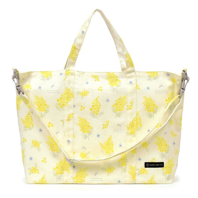 アウトレット レッスンバッグ マチ付き ミモザフルール