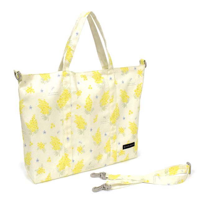 アウトレット レッスンバッグ マチ付き ミモザフルール