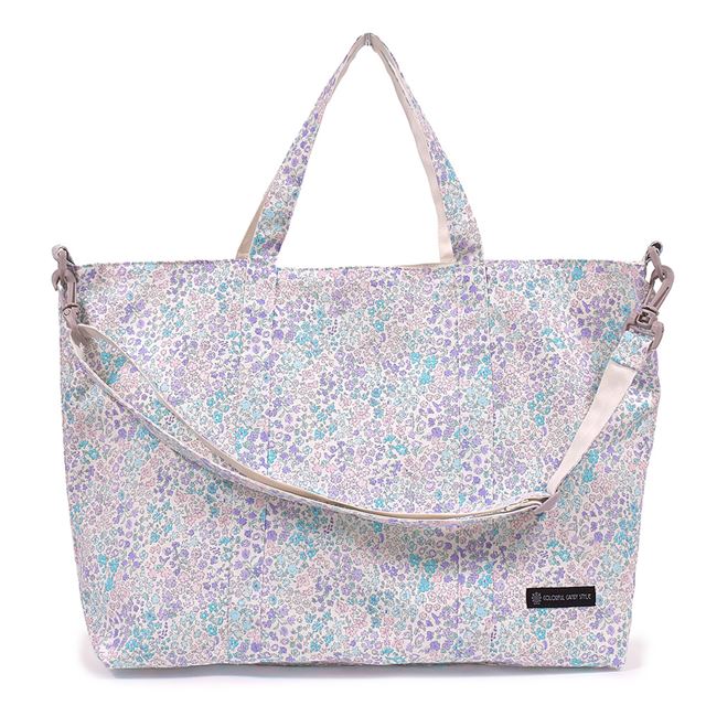 アウトレット レッスンバッグ マチ付き フローラルオアシス