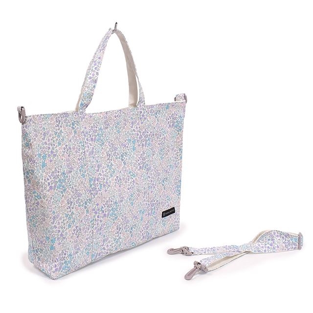 アウトレット レッスンバッグ マチ付き フローラルオアシス