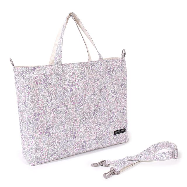 アウトレット レッスンバッグ マチ付き フローラルミスト