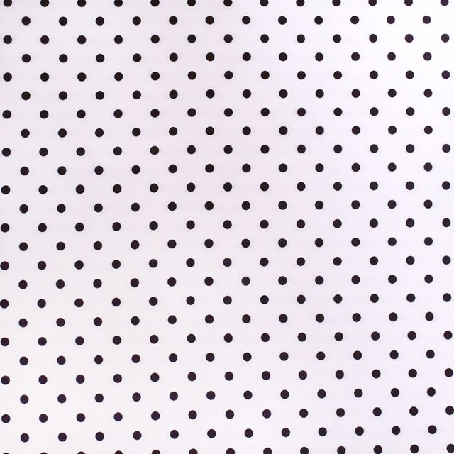 アウトレット お食事エプロン 長袖タイプ polka dot large(broadcloth・white)×白地に黒ドット