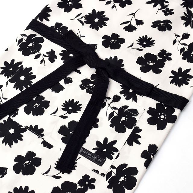 アウトレット 子どもエプロン(130～160cm) モノトーンデイジー