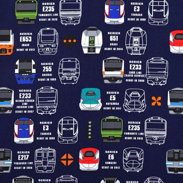 アウトレット 子どもエプロン(100～120cm) 電車コレクション※JR東日本商品化許諾済