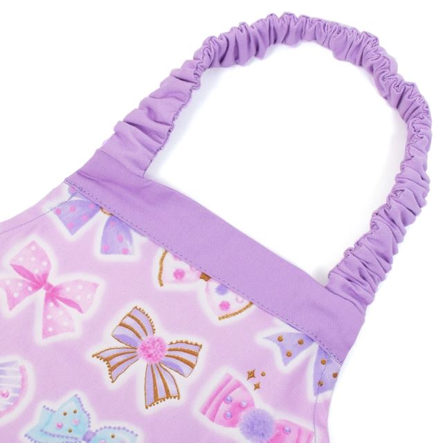 アウトレット 子どもエプロン(100～120cm) リボンデコレーション