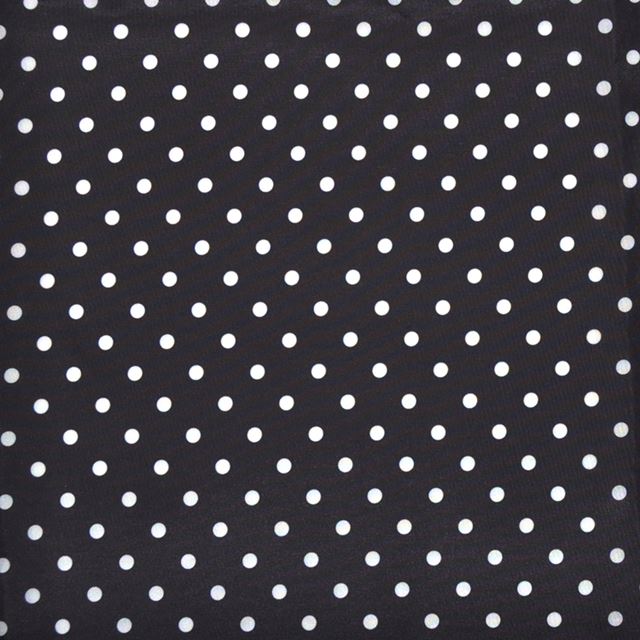 アウトレット おむつポーチ 巾着トートタイプ polka dot large(broadcloth・black)