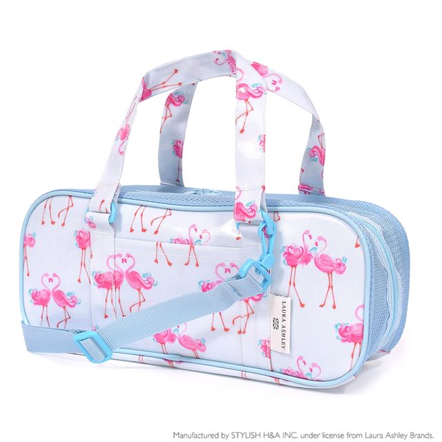 アウトレット LAURA ASHLEY 画材・絵の具バッグ Pretty Flamingo