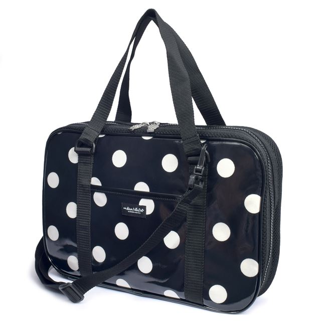 アウトレット decor PolkaDot 書道・習字バッグ polka dot large(twill・black)