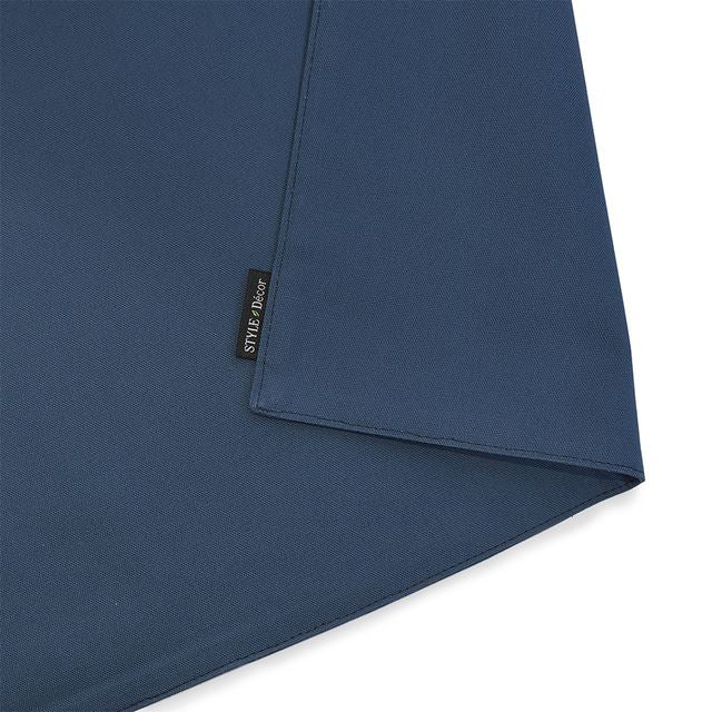 アウトレット テーブルランナー・テーブルセンター (30cm×210cm) リバーシブルタイプ 綿100% 無地オックス・ネイビーブルー