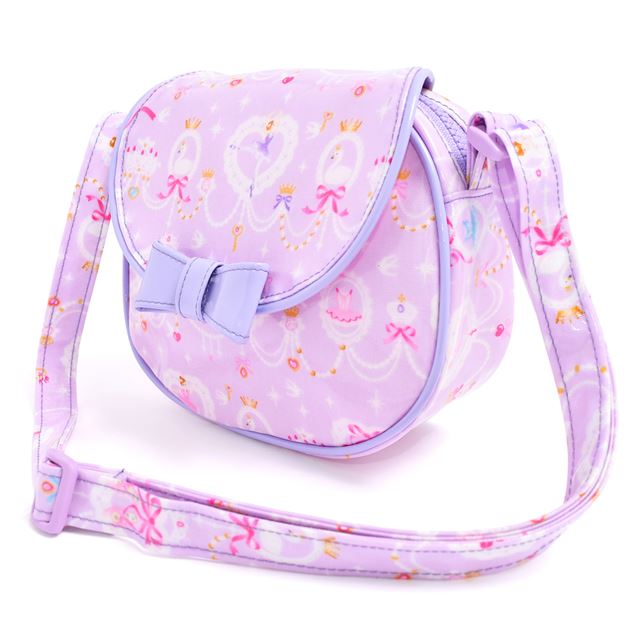 アウトレット ポシェット レース模様にprettyバレリーナ(ラベンダー)