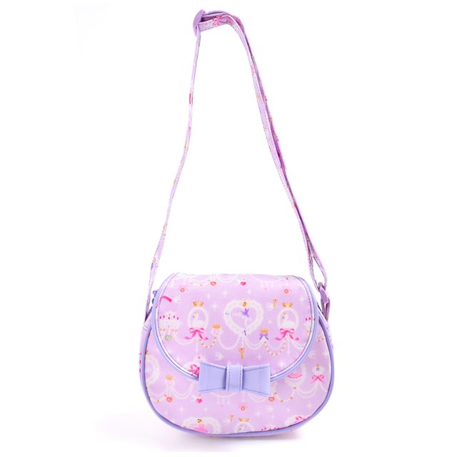 アウトレット ポシェット レース模様にprettyバレリーナ(ラベンダー)