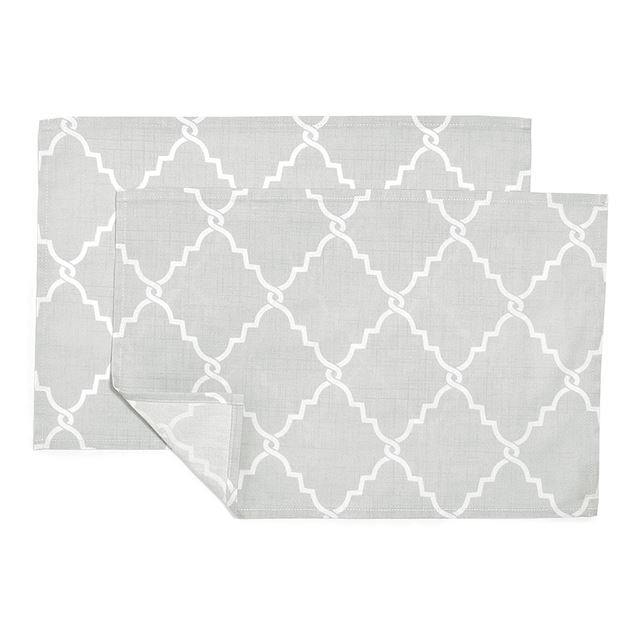 ゆうパケット対応 アウトレット ランチョンマット 2枚セット 綿100％ (30cm×44cm) スタンダードタイプ モロッコパターン