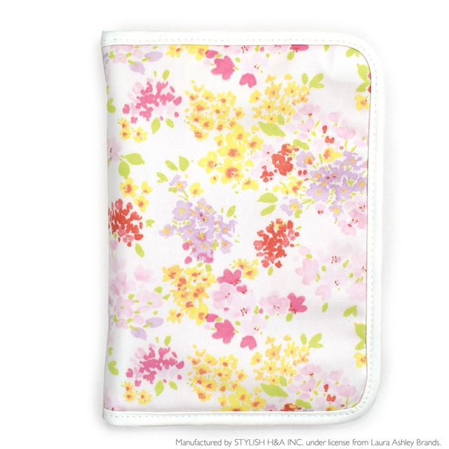 ゆうパケット対応 アウトレット LAURA ASHLEY 母子手帳ケース(ファスナータイプ) Amelie