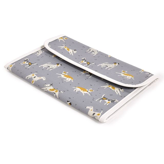 ゆうパケット対応 アウトレット LAURA ASHLEY 母子手帳ケース(ジャバラタイプ) DOGS