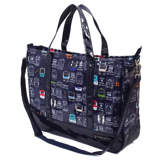 アウトレット レッスンバッグ マチ付きファスナー 電車コレクション※JR東日本商品化許諾済