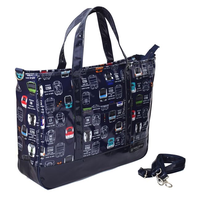 アウトレット レッスンバッグ マチ付きファスナー 電車コレクション※JR東日本商品化許諾済