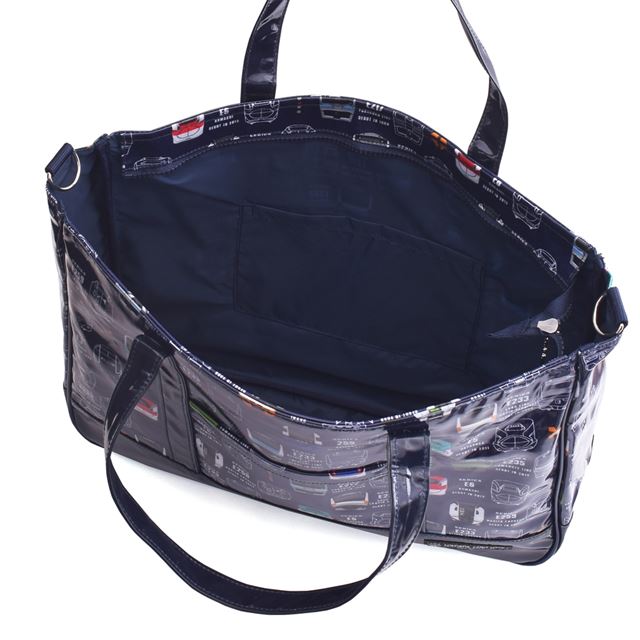 アウトレット レッスンバッグ マチ付きファスナー 電車コレクション※JR東日本商品化許諾済