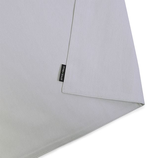 ゆうパケット対応 アウトレット ランチョンマット 2枚セット 綿100％(30cm×45cm) リバーシブルタイプ 無地オックス・フロストグレイ