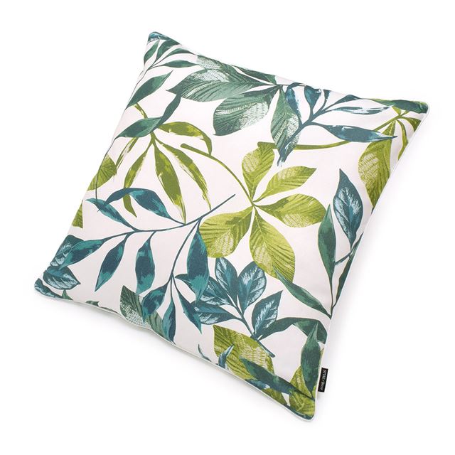 アウトレット クッションカバー 2枚セット 綿100％ (45cm×45cm) スタンダードタイプ ボタニカルリーフ