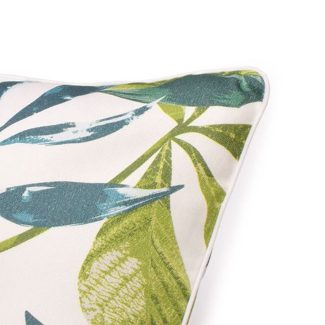 アウトレット クッションカバー 2枚セット 綿100％ (45cm×45cm) スタンダードタイプ ボタニカルリーフ