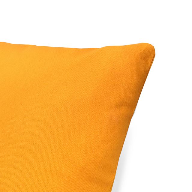 アウトレット クッションカバー 2枚セット 綿100％ (45cm×45cm) スタンダードタイプ 無地オックス・マンダリンオレンジ