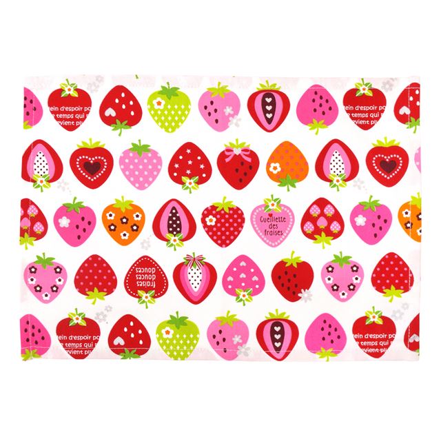 アウトレット ランチョンマット(25cm×35cm) 2枚セット スイートストロベリーコレクション