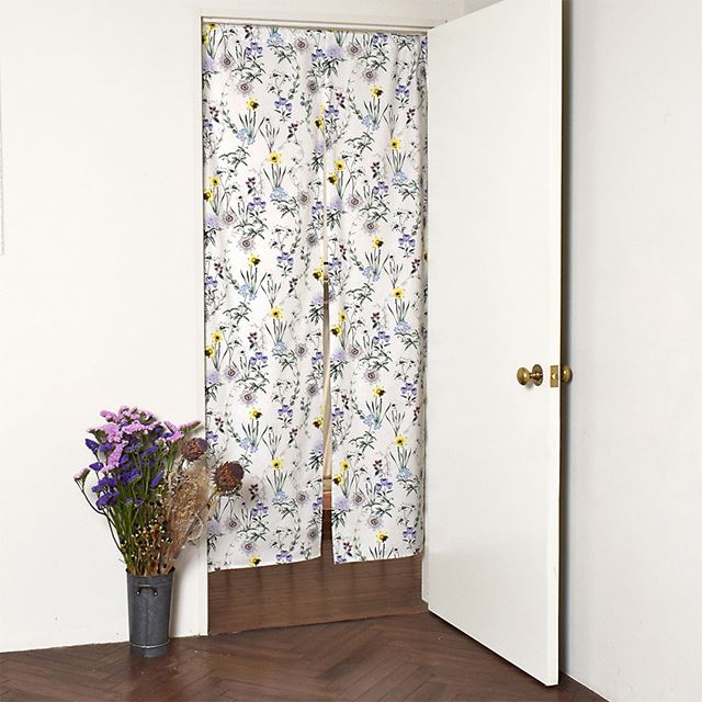 アウトレット 間仕切りカーテン・のれん (86cm×180cm)  ボタニカルガーデン