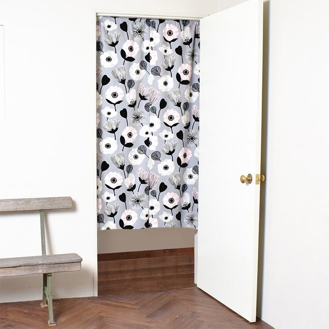 アウトレット 間仕切りカーテン・のれん (86cm×150cm)  ノルディックガーデン